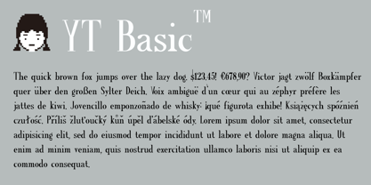YT Basic Font Poster 1