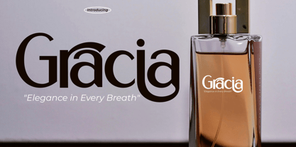 Sania Gracia Font Poster 5