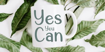 Spring Leaves Font Poster 2