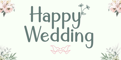 Spring Leaves Font Poster 6