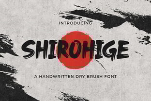 Shirohige Font Poster 1
