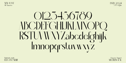 Mote Cainge Font Poster 7