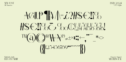 Mote Cainge Font Poster 8