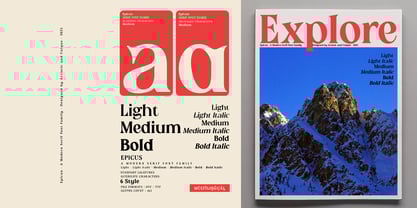 Epicus Font Poster 10