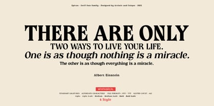 Epicus Font Poster 14