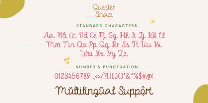 Quester Snap Font Poster 5