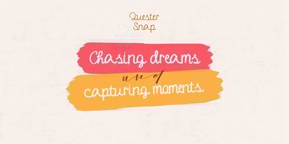 Quester Snap Font Poster 3