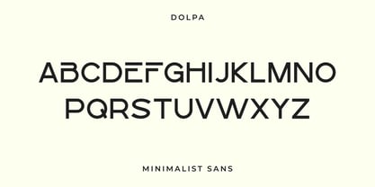 Dolpa Font Poster 7