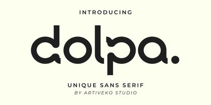 Dolpa Font Poster 1