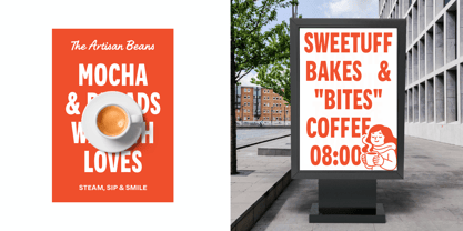 Sweetuff Muffin Font Poster 4