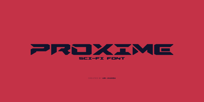 Proxime Font Poster 1