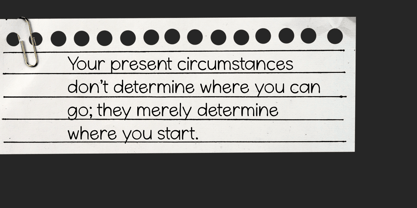 Kriuk Notes Font Poster 2