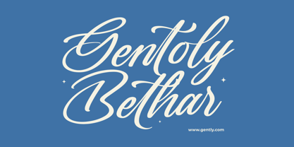 Gartenya Calligraph Font Poster 4