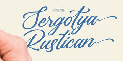 Gartenya Calligraph Font Poster 7