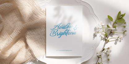 Gartenya Calligraph Font Poster 9