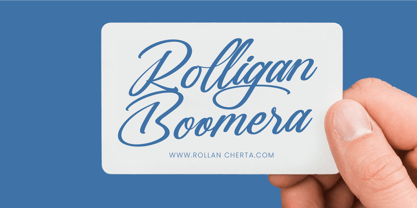 Gartenya Calligraph Font Poster 6