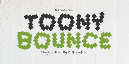 Toony Bounce Font Poster 1