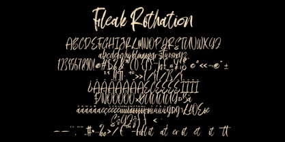 Fleak Rothation Font Poster 7