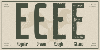 Galber Font Poster 11