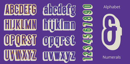 Galber Font Poster 9