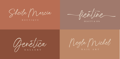 La Boutier Font Poster 9