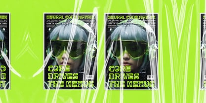 Zeta Drive Font Poster 3