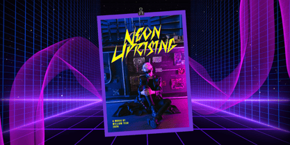 Nitro Break Font Poster 2