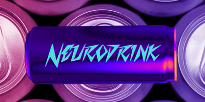 Nitro Break Font Poster 5