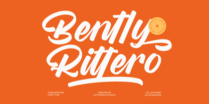 Bently Rittero Font Poster 1