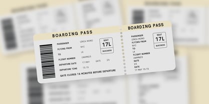 Lenia Mono Font Poster 11