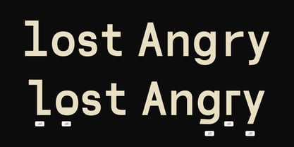 Lenia Mono Font Poster 8