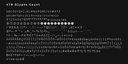 Lenia Mono Font Poster 7