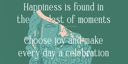 Timeless Silvera Font Poster 3