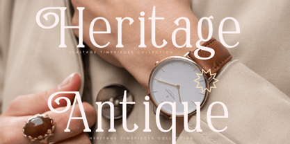 Timeless Silvera Font Poster 6