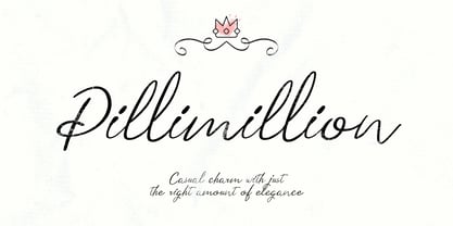 Pillimillion Font Poster 1