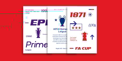 DV Curtis Sans Font Poster 11