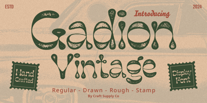 Gadion Font Poster 7