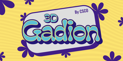 Gadion Font Poster 10
