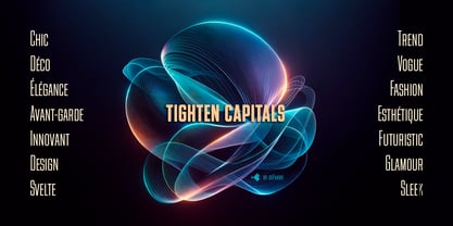 Tighten Caps Font Poster 10