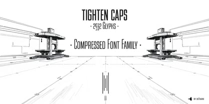 Tighten Caps Font Poster 7