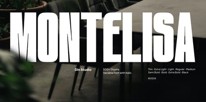 Montelisa Font Poster 1