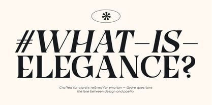 Qyore Serif Display Font Poster 7