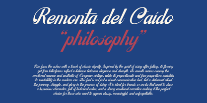 Remonta Del Caido Font Poster 2