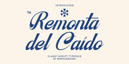 Remonta Del Caido Font Poster 1