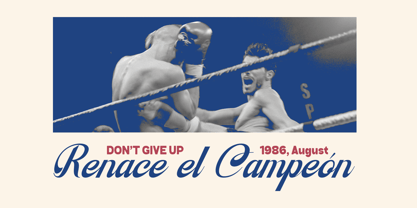 Remonta Del Caido Font Poster 3