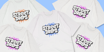 Street Drips Font Poster 9