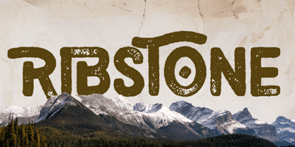 Ribstone Font Poster 9