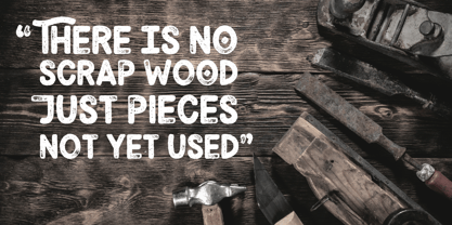 Ribstone Font Poster 6