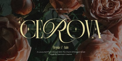 Cerova Font Poster 1