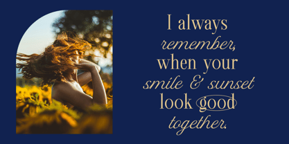 DT Escape Memories Font Poster 2